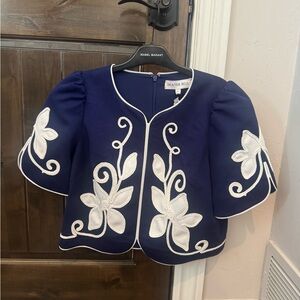 HUNTER BELL Beeson Top in Navy